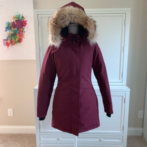 Burgundy Shelburne Parka Heritage - Picture 3 of 8